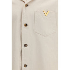 Valentino Beige Denim Shirt