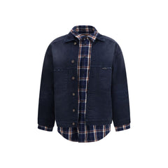 Balenciaga Blue Cotton Denim Jacket