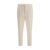 Brunello Cucinelli Beige Linen Casual Pants