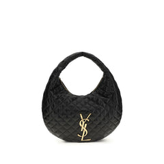 Saint Laurent Black Lamb Ovis Aries Aries Shoulder Bag