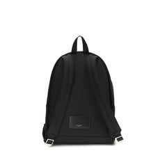 Saint Laurent Black Fabric Backpack