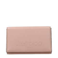 Jimmy Choo Pink Leather Clutch Bag