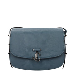 Jimmy Choo Blue Leather Crossbody Bag