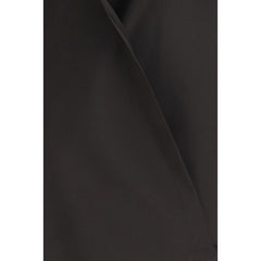 Valentino Black Wool Dress Shirt