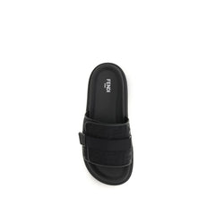 Fendi Black Polyamide Sandals