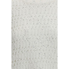 Brunello Cucinelli White Silk Sweatshirt