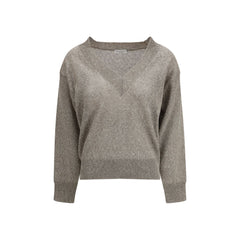 Brunello Cucinelli Brown Linen Sweatshirt