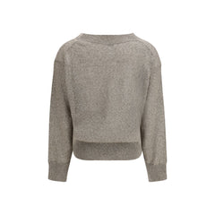 Brunello Cucinelli Brown Linen Sweatshirt
