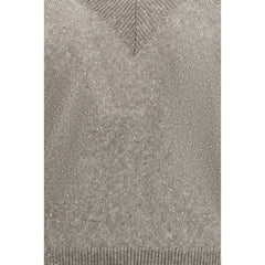 Brunello Cucinelli Brown Linen Sweatshirt