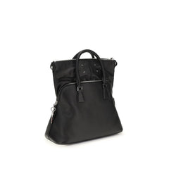 Maison Margiela Black Calf Leather Bos Taurus Handbag
