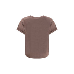 Brunello Cucinelli Brown Nylon T-Shirt