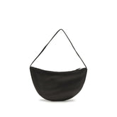 The Row Black Calf Leather Bos Taurus Shoulder Bag