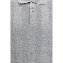 Brunello Cucinelli Gray Cotton Sweatshirt