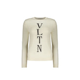 Valentino Beige Virgin Wool Sweatshirt