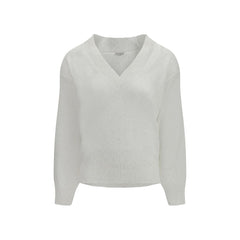Brunello Cucinelli White Linen T-Shirt