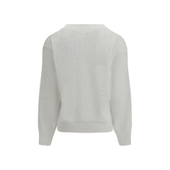 Brunello Cucinelli White Linen T-Shirt