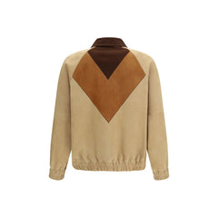 Valentino Brown Goatskin Biker Jacket