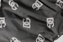 Dolce & Gabbana Black Logo Print Whole Head Wrap Capello Hat