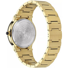 Versace Gold Stainless Steel Dress Watch