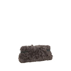 Brunello Cucinelli Brown Fur Clutch Bag