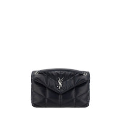 Saint Laurent Black Lamb Ovis Aries Aries Shoulder Bag