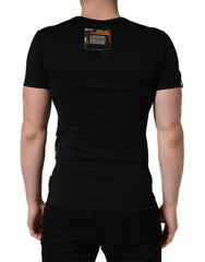 Dolce & Gabbana Black Italians Do It Better Camo Pocket Men T-shirt