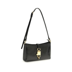 Dolce & Gabbana Black Calf Leather Bos Taurus Shoulder Bag
