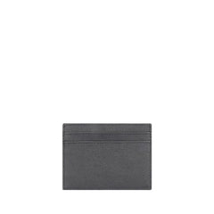 Saint Laurent Gray Calf Leather Bos Taurus Wallet