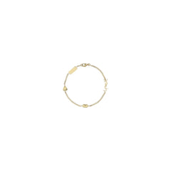 Saint Laurent Bicolor Brass Bracelet