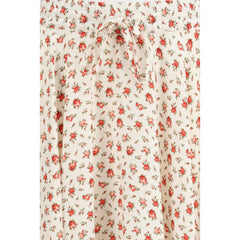 Dolce & Gabbana Multicolor Silk Midi Skirt