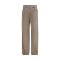 Brunello Cucinelli Beige Cotton Jeans Denim