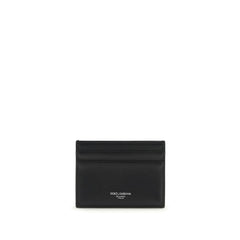 Dolce & Gabbana Black Cotton Wallet