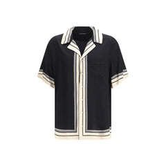 Dolce & Gabbana Multicolor Silk Shortsleeve Shirt