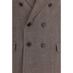 Brunello Cucinelli Brown Linen Blazer