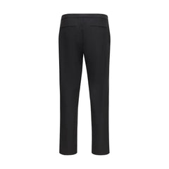 Maison Margiela Black Fleece Wool Casual Pants
