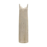 Brunello Cucinelli Beige Linen Casual Dress