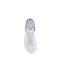 Alexander McQueen White Calf Leather Bos Taurus Platform Sneakers