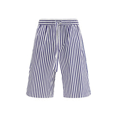 Dolce & Gabbana Multicolor Cotton Bermuda Shorts