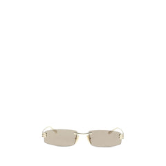 Balenciaga Gold Metal Sunglasses
