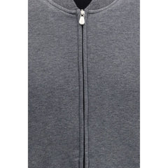 Brunello Cucinelli Gray Cotton Sweatshirt