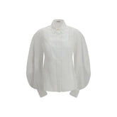 Brunello Cucinelli White Cotton Blouse