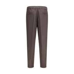 Brunello Cucinelli Gray Linen Casual Pants