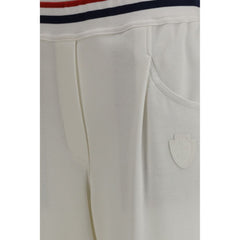 Brunello Cucinelli White Cotton Casual Pants
