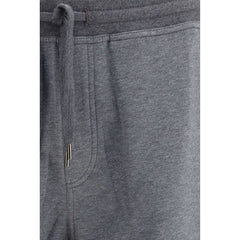 Brunello Cucinelli Gray Cotton Joggers (Workout Pants)