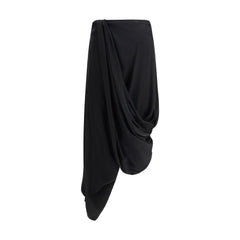 Maison Margiela Black Copper Midi Skirt