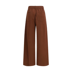 Brunello Cucinelli Brown Acetate Casual Pants