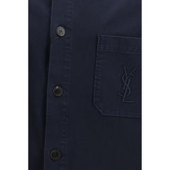 Saint Laurent Blue Cotton Denim Jacket