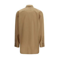 Saint Laurent Beige Cotton Shirt