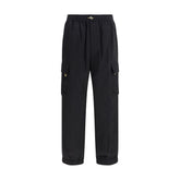 Fendi Black Polyamide Cargo Pants