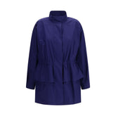 Fendi Blue Cotton Parka